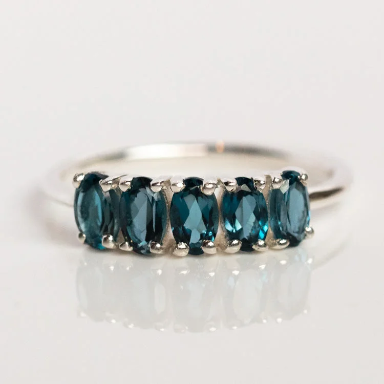Jewelry Sale – Exclusive Styles At Lower Prices London Blue Topaz Galaxy Ring in Silver