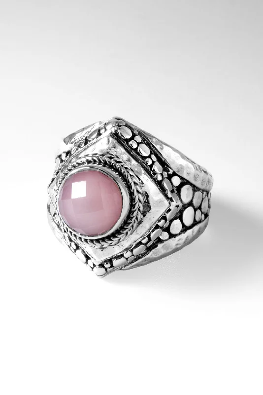 Special Sale On Handcrafted Jewelry – Shop Today Loving Heart Ring™ in Ballet Blush Quartz