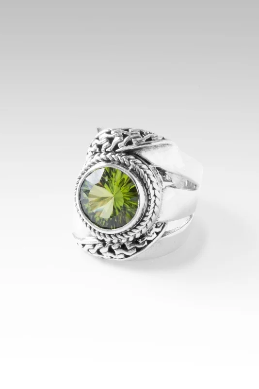 Limited-Time Offer On Elegant Jewelry Pieces Beacon of Courage Ring™ in Peridot