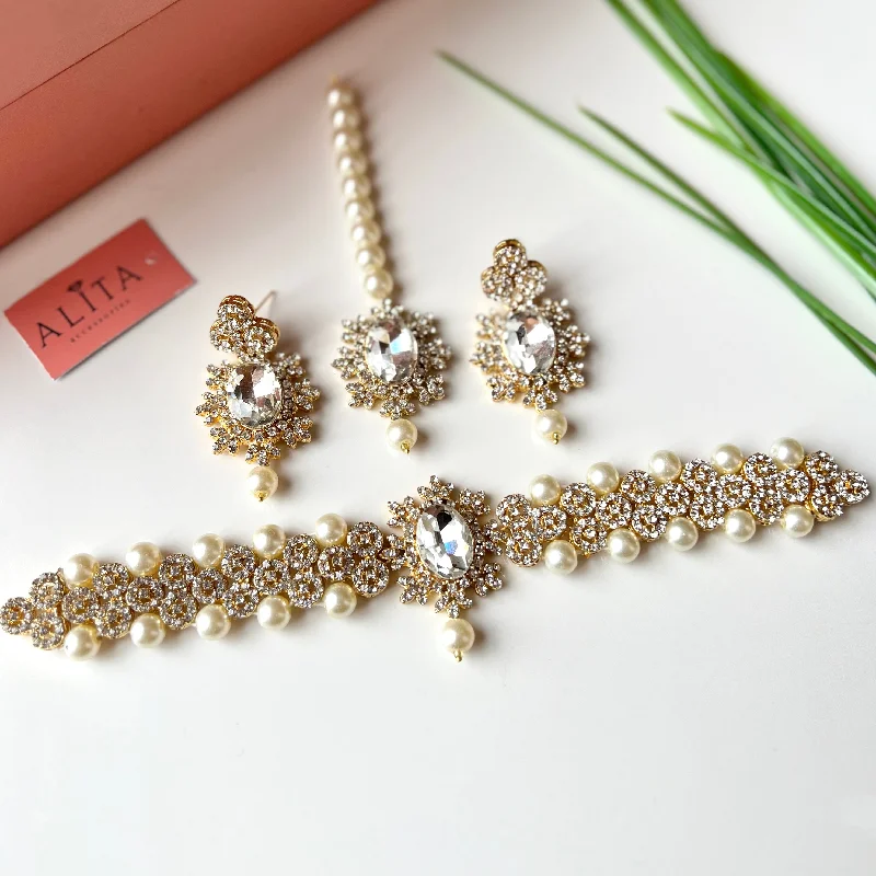 Premium Diamond Jewelry At Once-In-A-Lifetime Discounts Mehrbano (Golden Crystal)