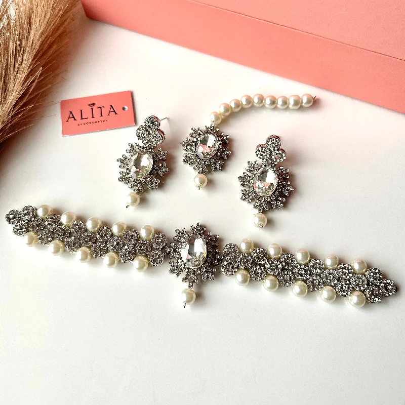 Shop Jewelry That Shines Without The High Price Mehrbano (Silver White)