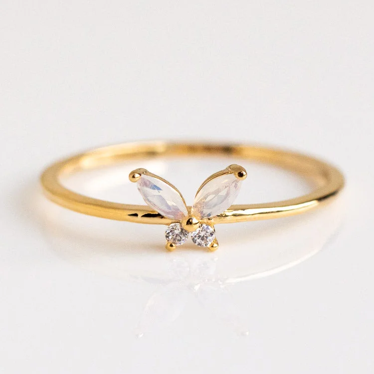 Affordable Gold-Plated Jewelry For Modern Fashion Milky Mari Ring