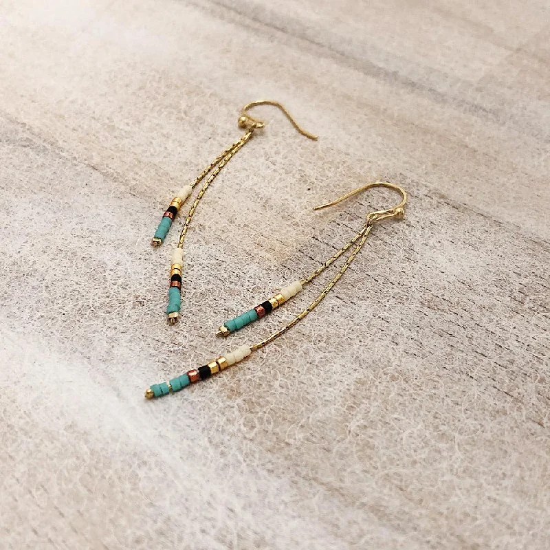 Shop Signature Jewelry Styles At Exclusive Prices Candyce - Minimalist Beaded Earrings in Gold