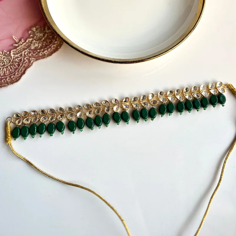 Elegant Jewelry At Unbeatable Offers – Shop Before It's Gone Mirha Neckpiece (Green)