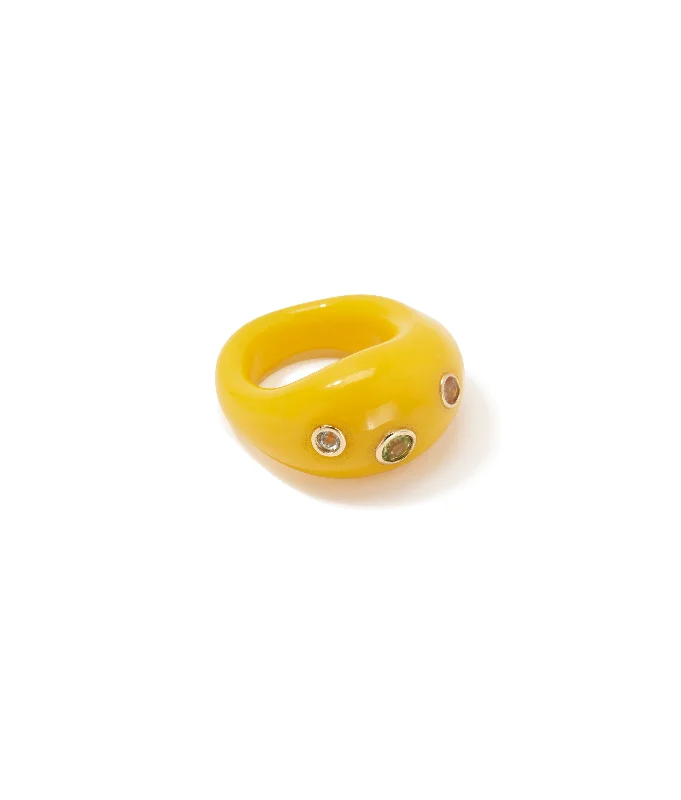 The Perfect Jewelry Piece At The Perfect Price Monument Ring in Saffron