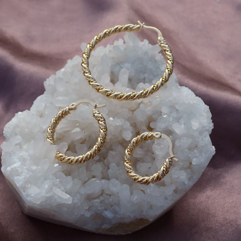 Limited-Time Jewelry Discounts – Shine Without The Splurge Neve - Textured Twisted Hoops