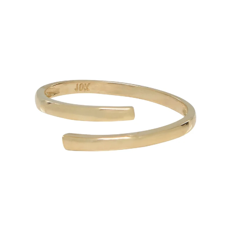 Huge Savings On Timeless Jewelry Collections 10k Solid Gold Open Twirl Ring