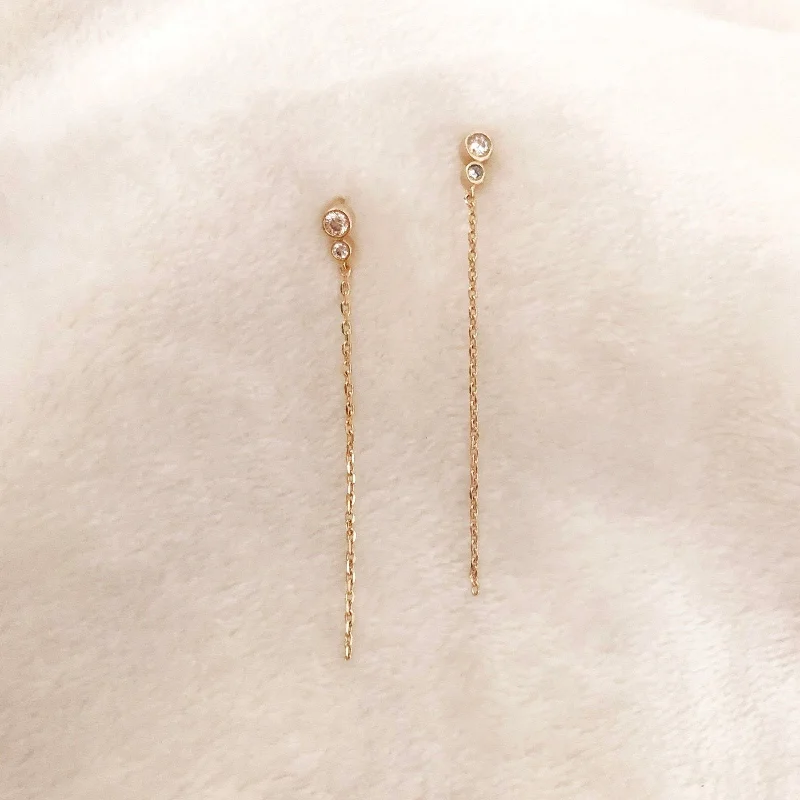 Exclusive Jewelry Sale – Shine For Less Olympia - CZ Chain Earrings