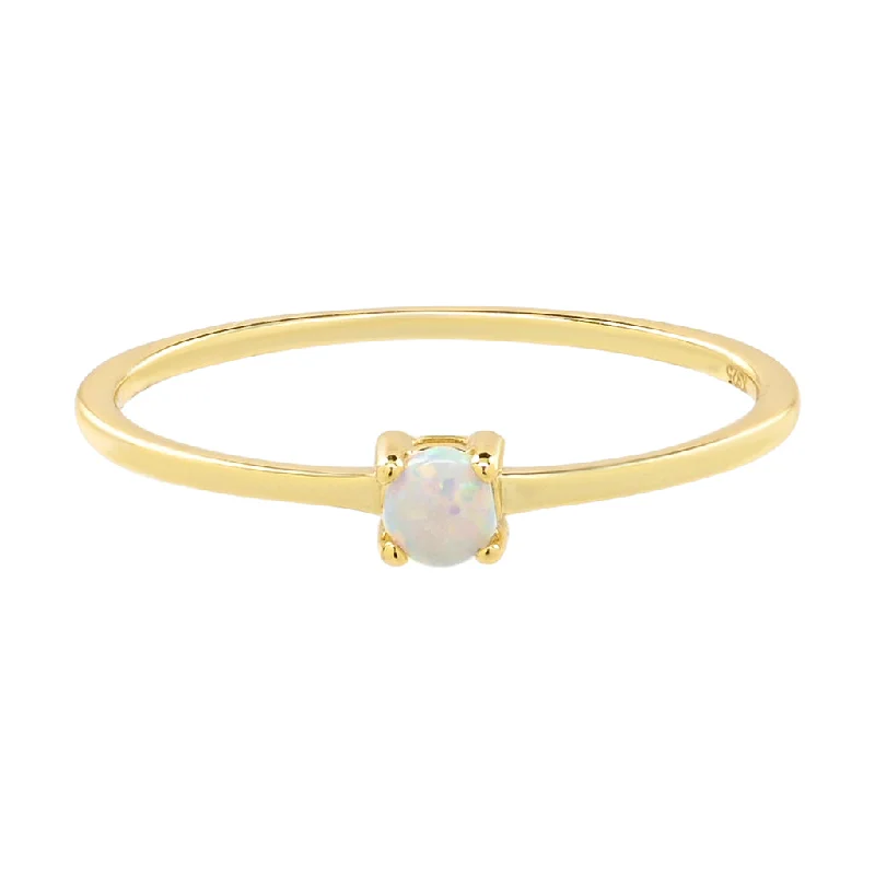 Sparkle On A Budget – Fine Jewelry For Less Opal Prong Ring