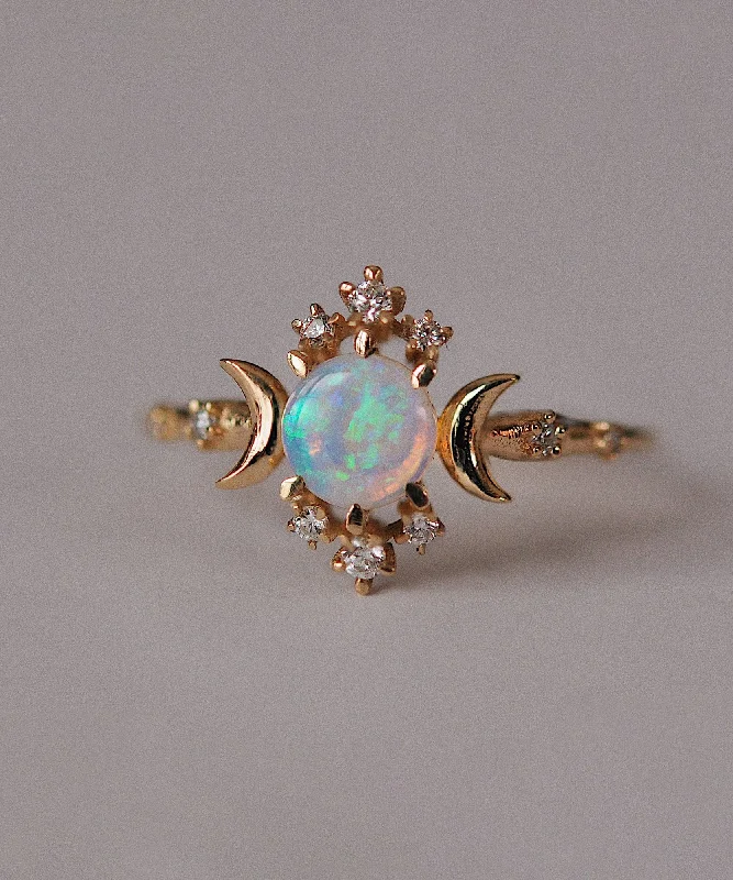 Exclusive Jewelry Sale – Shine For Less Opal Wandering Star Ring - READY-TO-SHIP