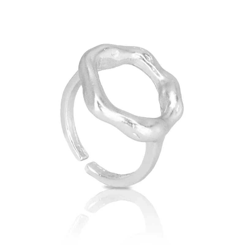 Luxury Jewelry Now At Special Promotional Rates Organic Circle Ring