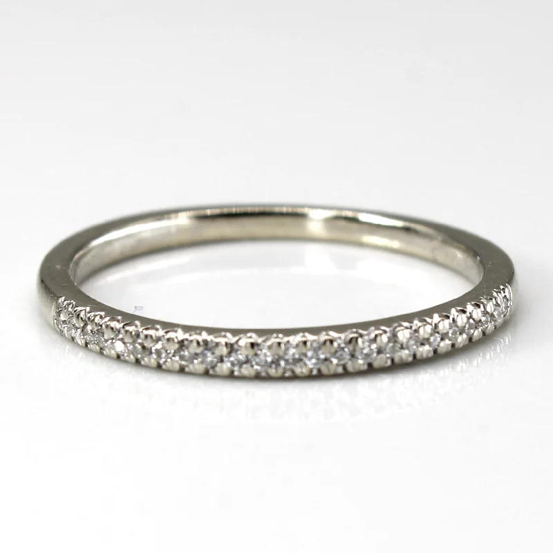 Special Offers On Handcrafted And Designer Jewelry Pave Diamond Semi Eternity Band | 0.08ctw | SZ 5.75 |