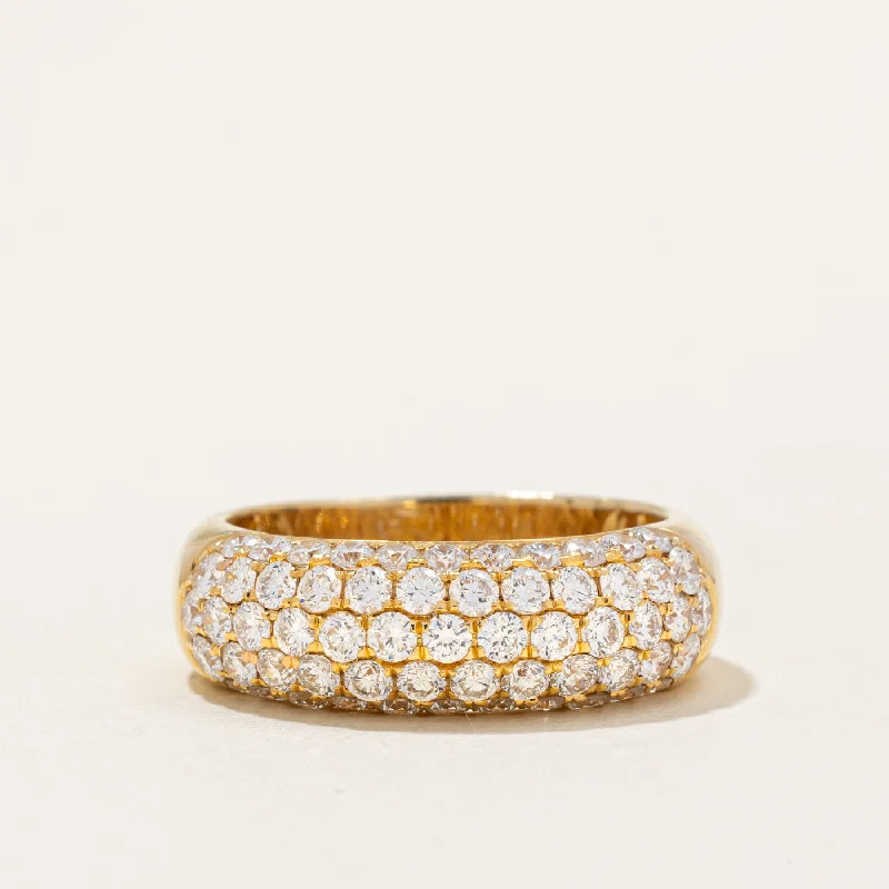 High-Quality Gemstone Jewelry For Special Occasions Pave Set Diamond Ring | 1.20ctw | SZ 7.5 |