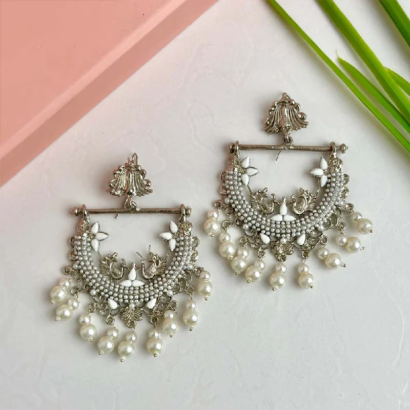 Exclusive Online Jewelry Sale – Don't Wait Peacock Earrings (Silver)