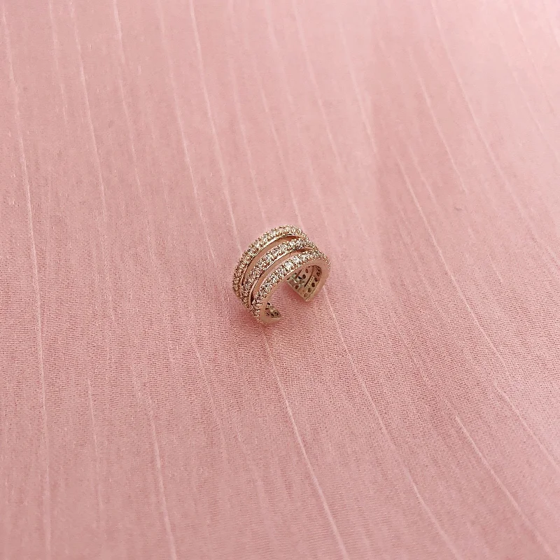 Affordable Gold-Plated Jewelry For Modern Fashion Polina - CZ Ear Cuff