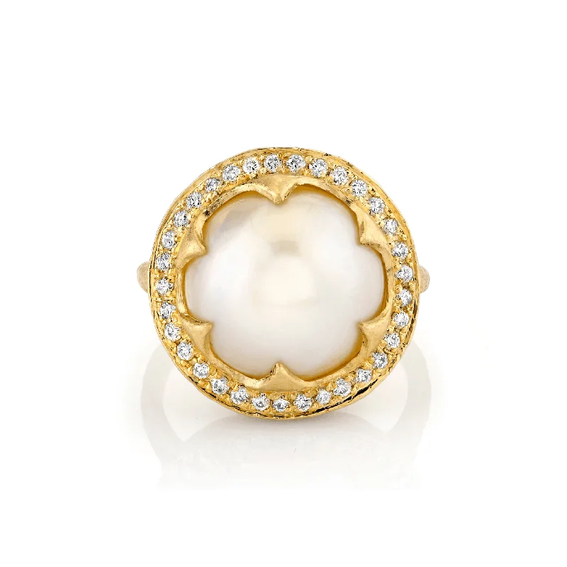 Exclusive Jewelry Sale Event – Shop Now Queen Saturn Pearl Ring