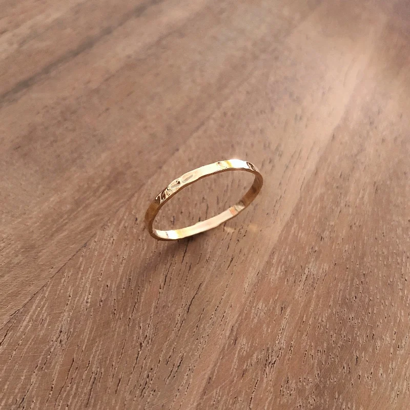 Flash Sale On Stunning Jewelry – Don't Miss Out Rani - Dainty Hammered Ring