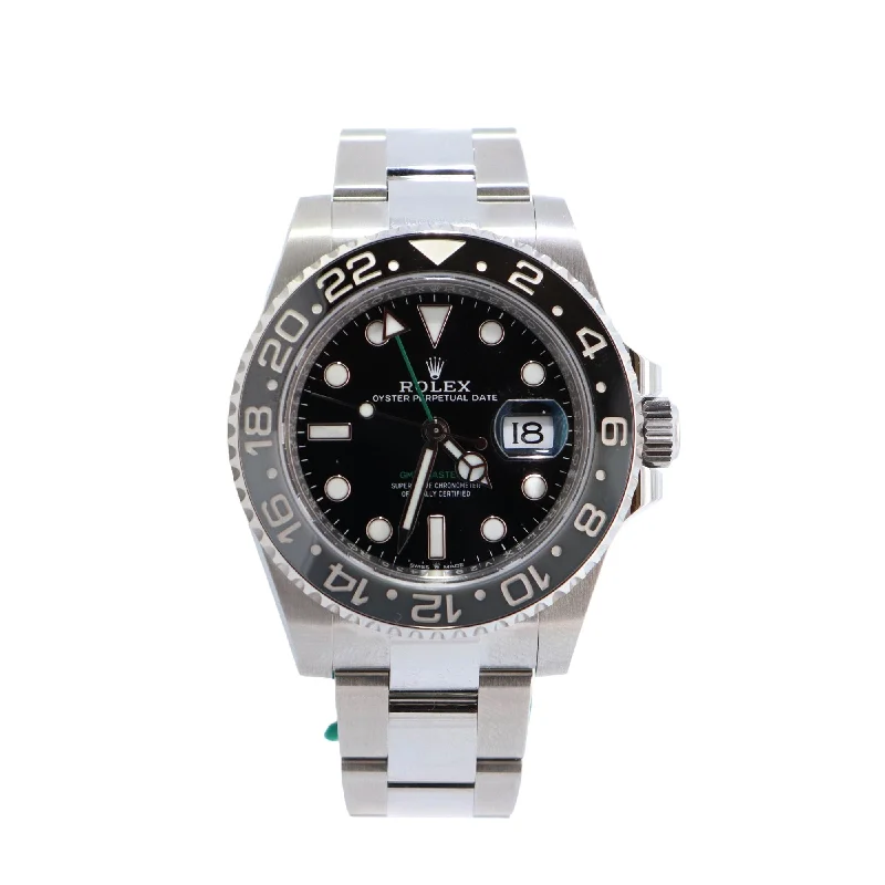 Buy More, Save More On Stunning Jewelry Designs Rolex GMT-Master II 40mm Black Dial Ref# 126710GRNR