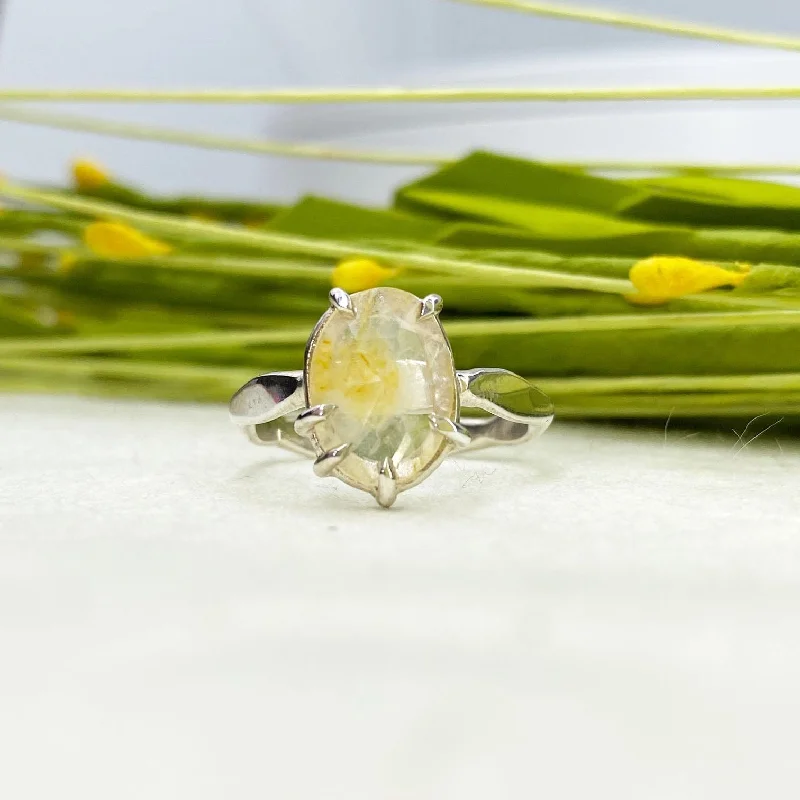 Breathtaking Jewelry, Breathtaking Prices Rose Cut Yellow Sapphire Ring