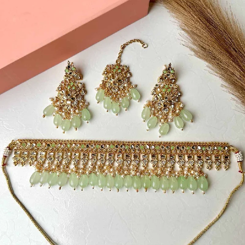 Final Call For Exquisite Jewelry At Reduced Rates Roshni Set (Mint Green)