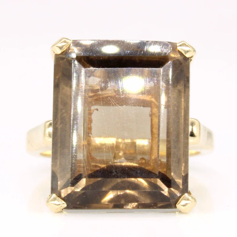 Your Dream Jewelry At Dream Prices Smoky Quartz Cocktail Ring | 11.50ct | SZ 6.25 |