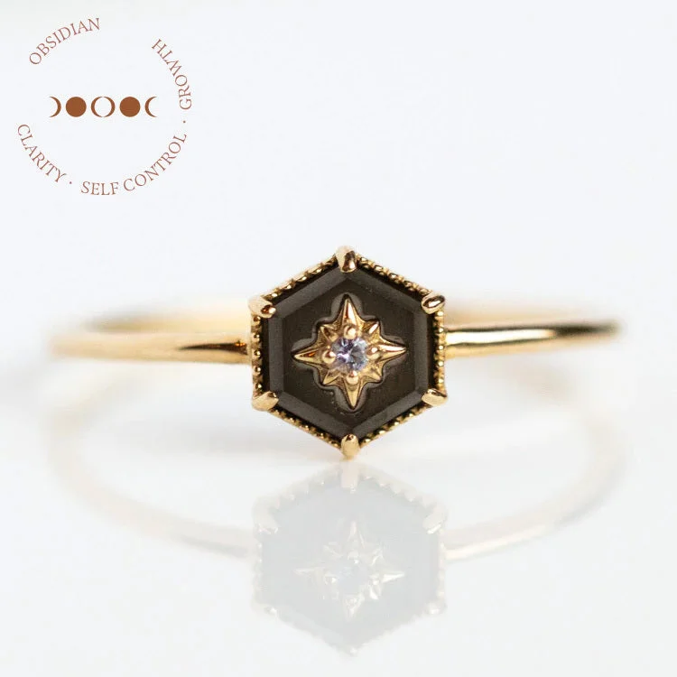 Buy More, Save More On Stunning Jewelry Pieces Solid Gold Crystal Ring for Manifestation