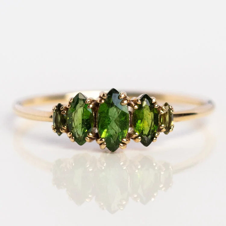 Limited-Stock Jewelry Sale – Once It's Gone, It's Gone Solid Gold Essential Marquise Cluster Ring
