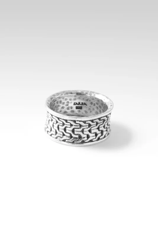 Exclusive Gemstone Jewelry Markdowns – Shop Now Display of Strength Ring™ in Chainlink