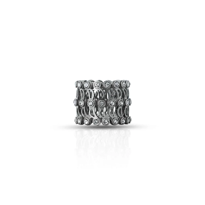 Discounted Jewelry For A Glamorous Look Sterling Silver Ring Cum Kada
