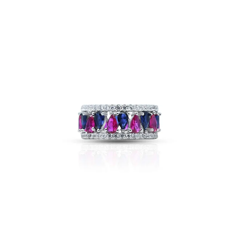 Elegant Jewelry Pieces At Unbelievable Prices Sterling Silver Two in One Oval Crown Design Ring for Girls