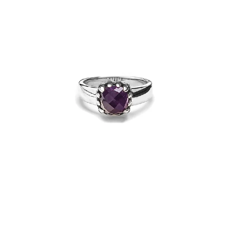 Affordable Glamour – Premium Jewelry At Special Prices Stolen Girlfriends Club Baby Claw Ring - Sterling Silver & Dark Amethyst
