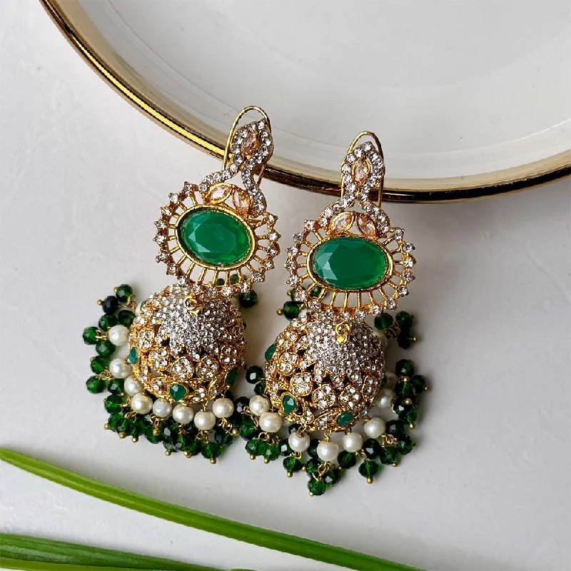 Luxury Jewelry Sale – Elegant Styles At Unbeatable Prices Sunaina Jhumkay (Green)