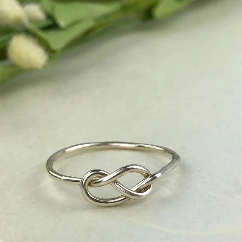 Celebrate With Sparkle – Jewelry Sale Now Live True Silver Knot Ring