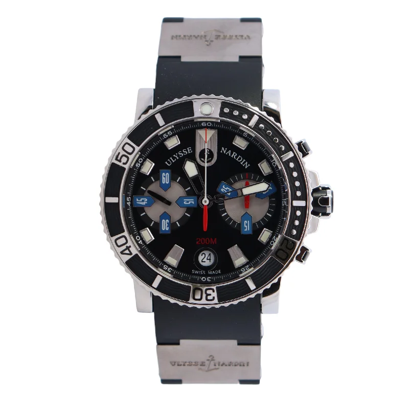 Discover Unique Jewelry With Special Limited-Time Offers Ulysse Nardin Maxi 42mm Black Dial Ref# 8003-102-3/92