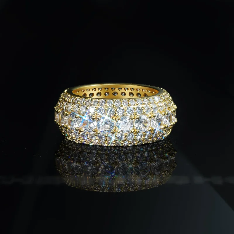 Flash Sale On Elegant Jewelry – Don't Miss Out UPDATED 2019 Micro-inlay CZ  Five Rows Ring