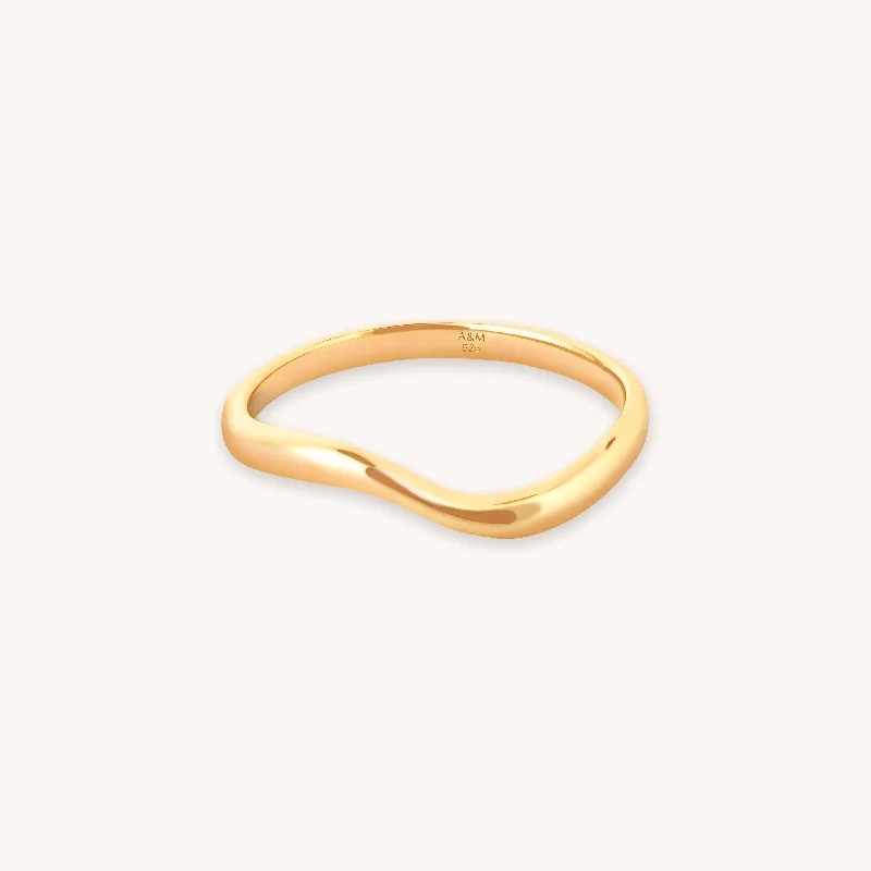 Get The Best Deals On Timeless Jewelry Pieces Wave Ring in Gold