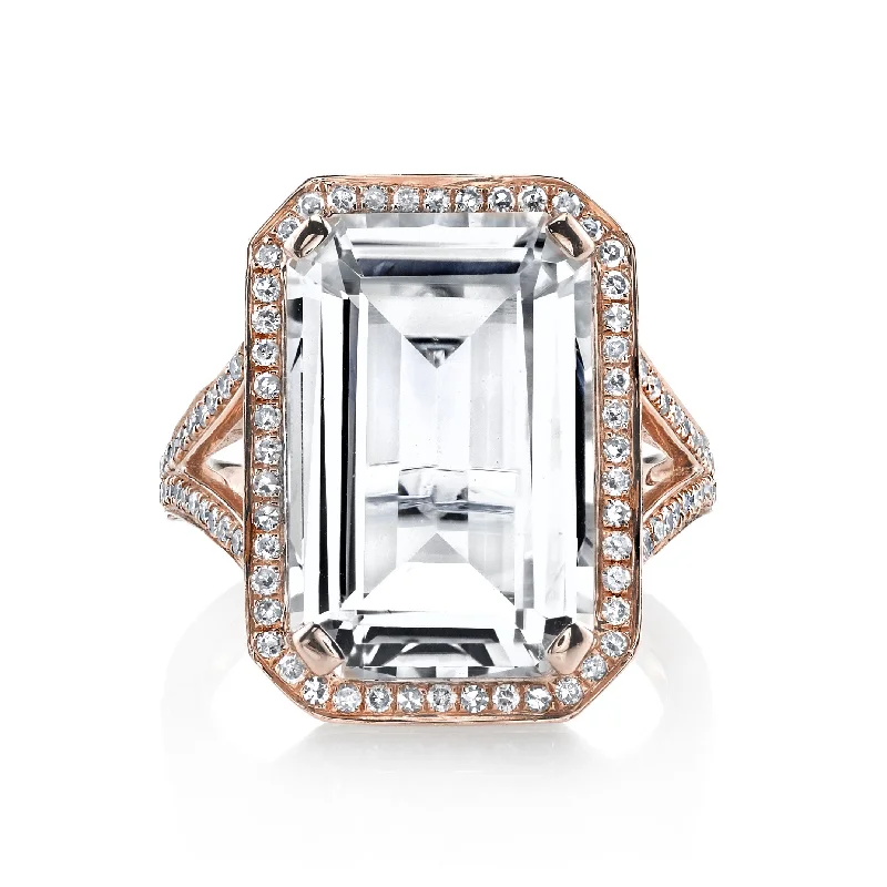 Trending Jewelry Now At Unbeatable Prices WHITE TOPAZ PORTRAIT RING