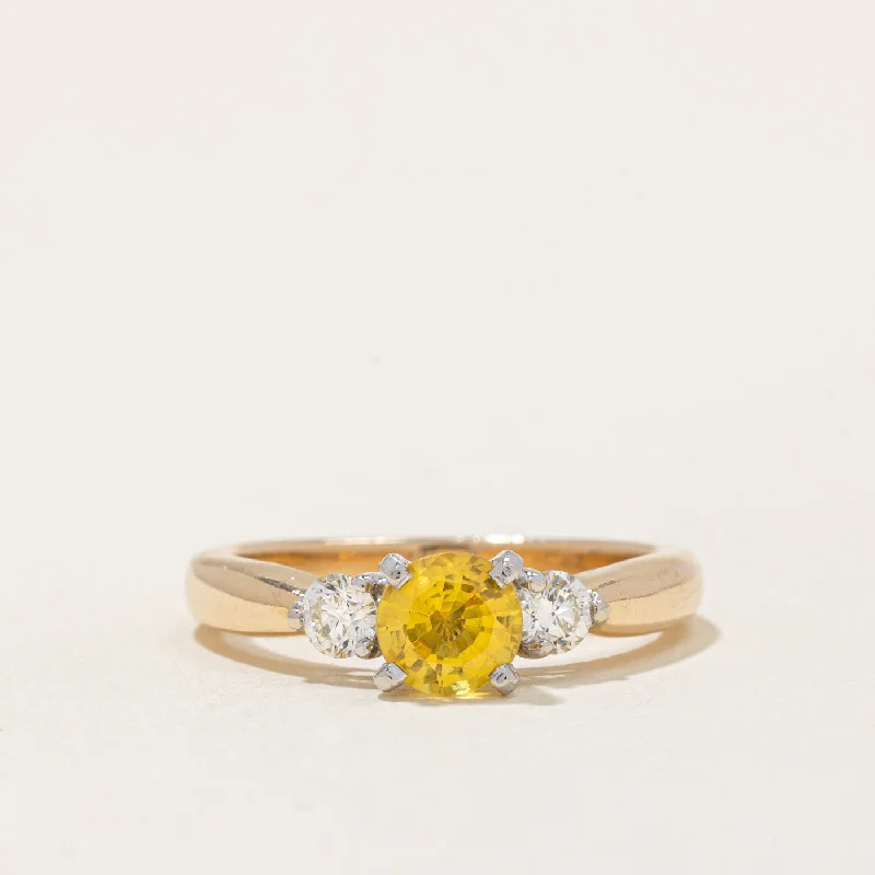 The Perfect Accessory For Less – Jewelry Sale Live Yellow Sapphire & Diamond Ring | 0.75ct, 0.25ctw | SZ 6 |
