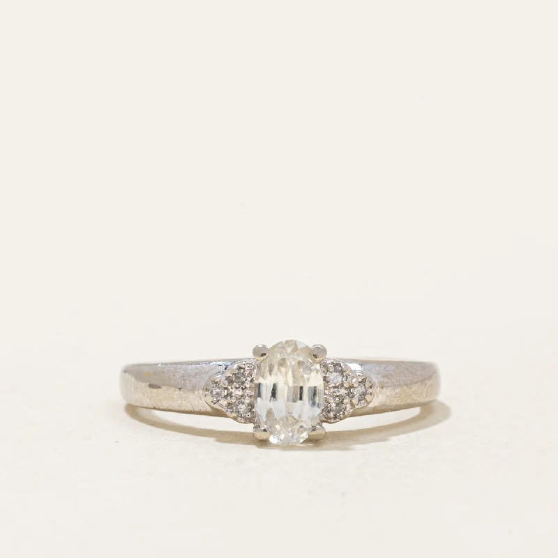 Luxury Jewelry Clearance – Shop Premium Styles Now Zircon & Diamond Ring | 0.50ct, 0.03ctw | SZ 5.25 |