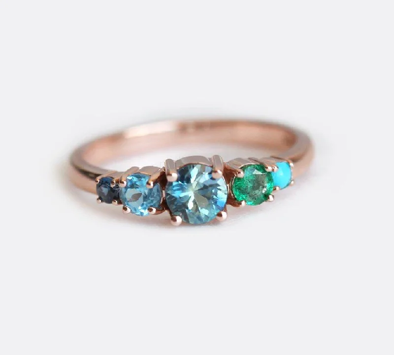 High-End Jewelry, Now More Affordable Than Ever Jan Round Sapphire Cluster Ring