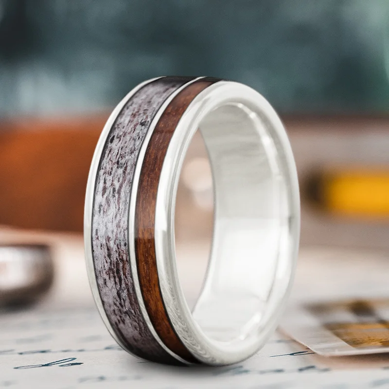 Special Sale On Handcrafted Jewelry – Shop Today Custom Design - 2-Inlay Offset Ring Rcod6gozinbsezFn4A87M8dZ