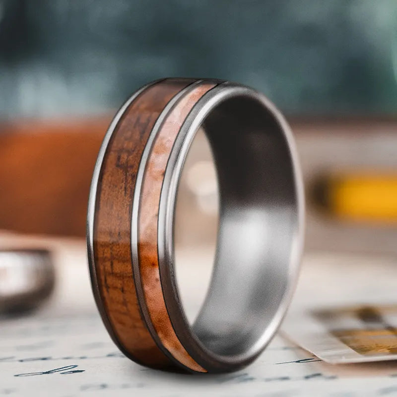 Grab Stylish Jewelry Before The Sale Ends Custom Design - 2-Inlay Offset Ring RhBXLgO9e-UmkTUx1JnVwLaK