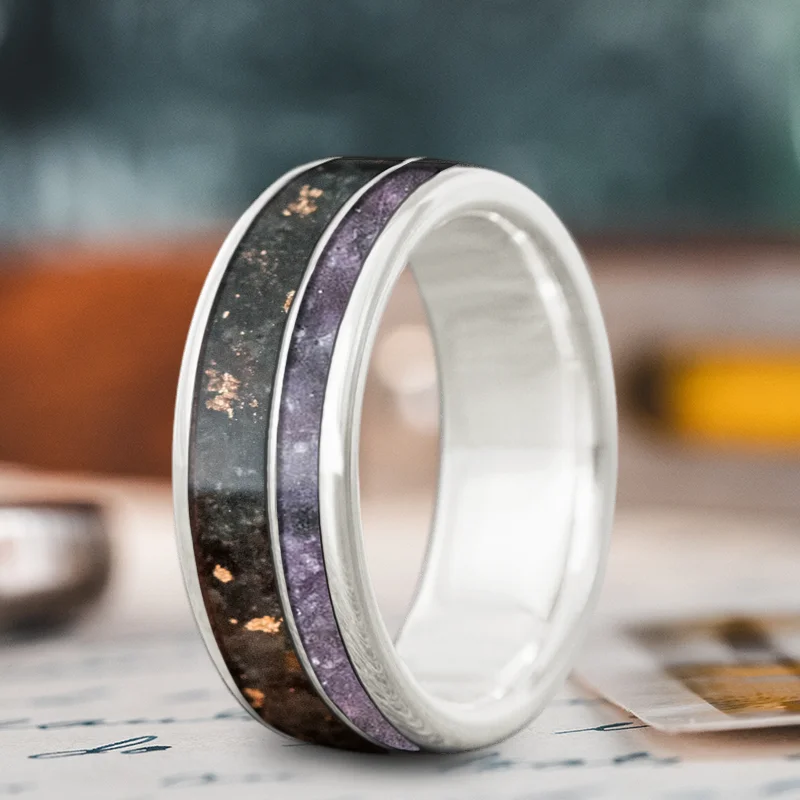 Sparkle On A Budget – Fine Jewelry For Less Custom Design - 2-Inlay Offset Ring SBJWwBoxtzT2qKrLYqnzvafX