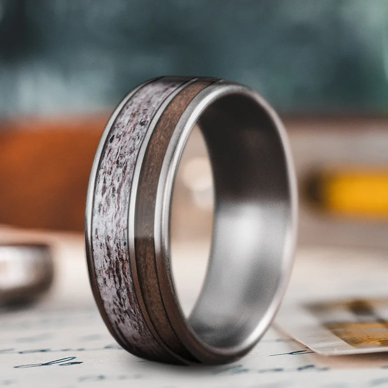 Seasonal Jewelry Clearance – Best Styles At The Lowest Prices Custom Design - 2-Inlay Offset Ring SMTU24z_OFLVumDcj4zTYFf7