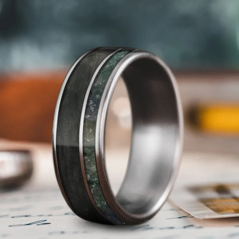 Premium Diamond Jewelry At Once-In-A-Lifetime Discounts Custom Design - 2-Inlay Offset Ring sSFNsTalR3vkglen_iJ8OQko