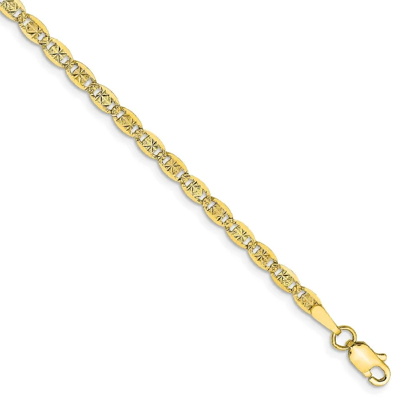Shop Stylish Jewelry Now And Save Big 10KT Yellow Gold 16-inch 2.75MM Diamond-cut Valentino Chain