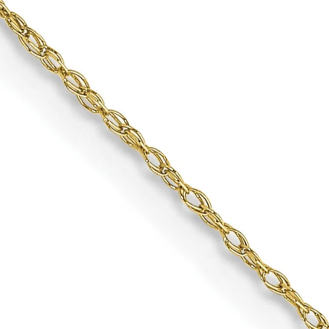 Last Chance To Grab Your Favorite Jewelry At A Discount 10KT Yellow Gold 20-inch 0.5MM Cable Rope Pendant Chain