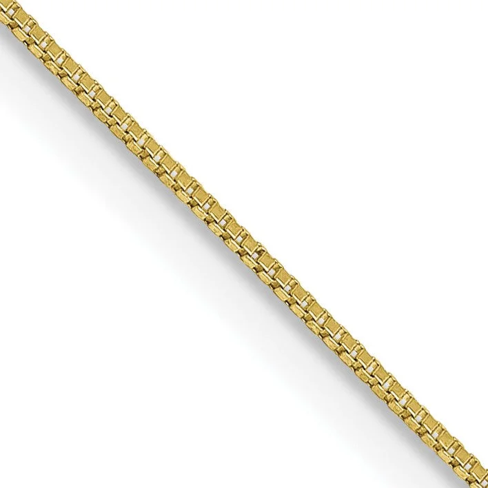 Shop Dazzling Jewelry At The Best Prices 10KT Yellow Gold 24-inch 0.5MM Box Pendant Chain