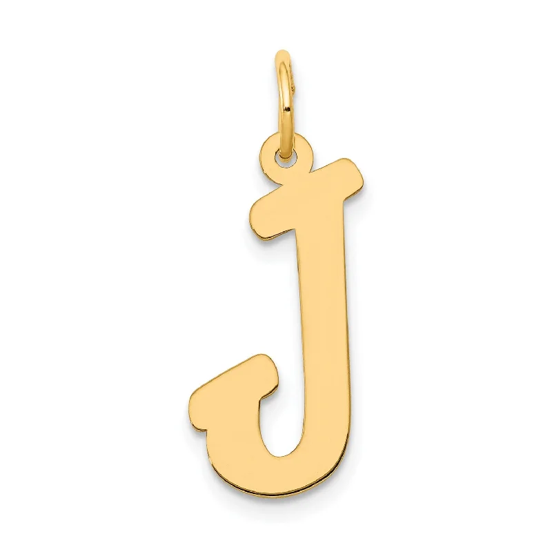 Personalized Jewelry Sale – Meaningful Gifts At Great Prices 14k Large Script Initial J Charm