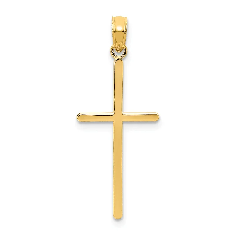 Luxury Meets Affordability – Jewelry Sale Live Now 14k Polished Cross Pendant. Chain not Included